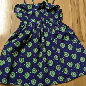 Cherokee Purple Dress with Kiwi Pattern